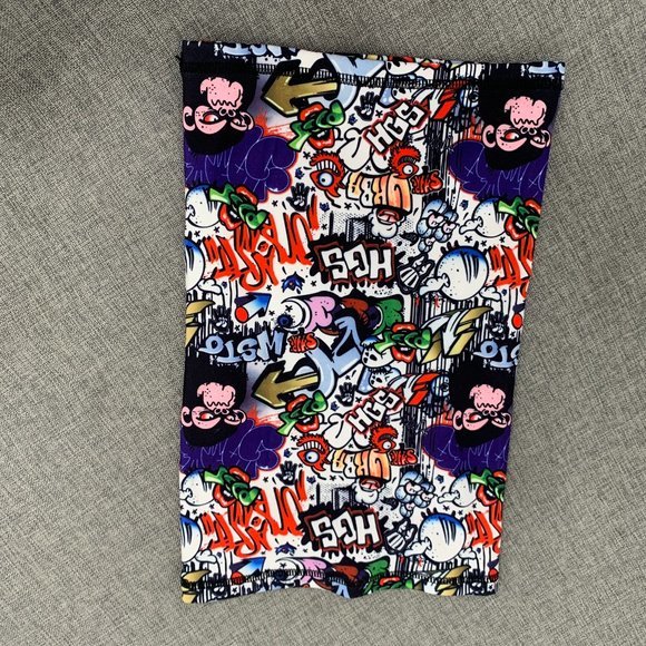 2 New! Gaiter Mask Face Cloth Mask Scarf Cover Up Graffiti Hip Hop Print - Picture 4 of 11